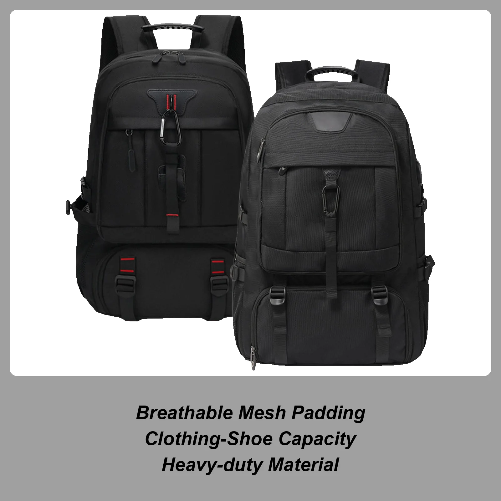 

Waterproof Travel Backpack Casual Hiking Daypack Breathable Ergonomic Waterproof Backpack for Business Camping Vacation School