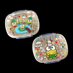 Sanrio Keroppi Cartoon Snack Fruit Dessert Storage Box Student Lunch Box Bento Box Child Festival Gift Animation Peripherals