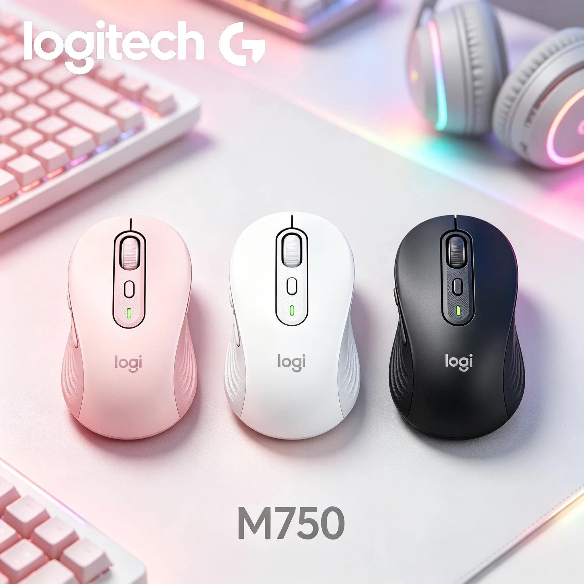 Logitech M750 Balanced Weight Wireless Mice Comfort For CS Competitive Gaming And Repetitive Contract Office Mouse Operation