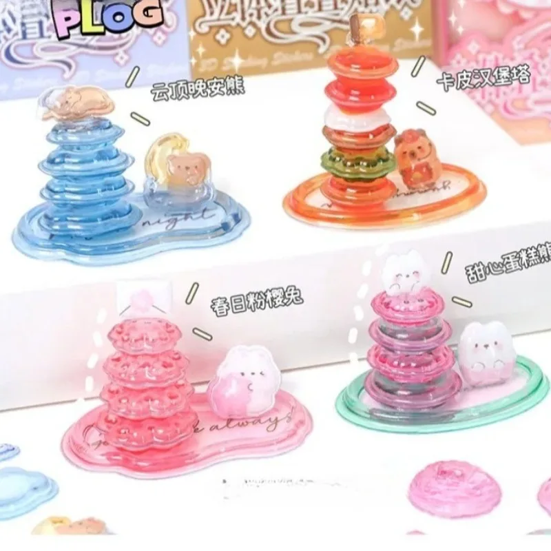 Nuevas llegadas del mes: Pegatinas 3D en relieve Corner Cute, decoración de escritorio DIY, manualidades creativas, regalo para el Día del Niño