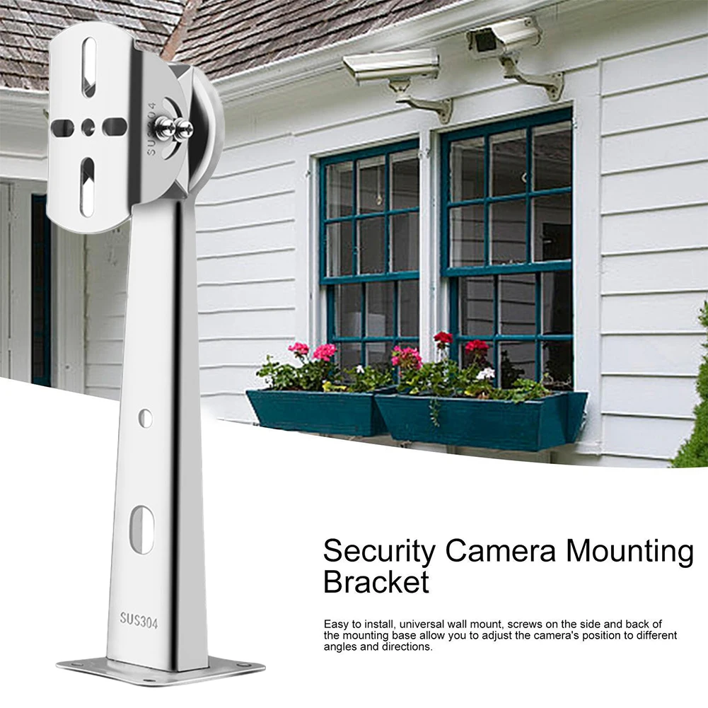Camera Wall Mount Bracket Wall Mount For Security Camera Easy Installation Extension Rod Design Secure And Stable