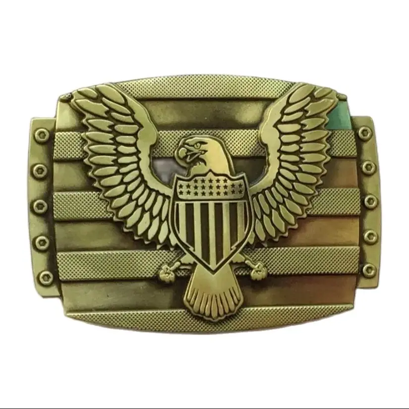 Brass Eagle Western Belt Buckle