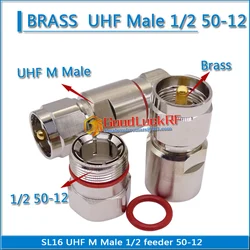 PL259 SO239 SL16 M UHF Male Installation CNT600 LMR600 SYV50-12 12D-FB SYWV50-12 Coaxial 1/2 head feeder interphone RF Connector