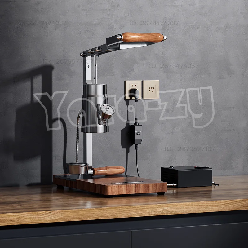 Hand Press Coffee Maker With PID Temperature Control 16 Bar Constant/Variable Pressure Lever Espresso Coffee NEW