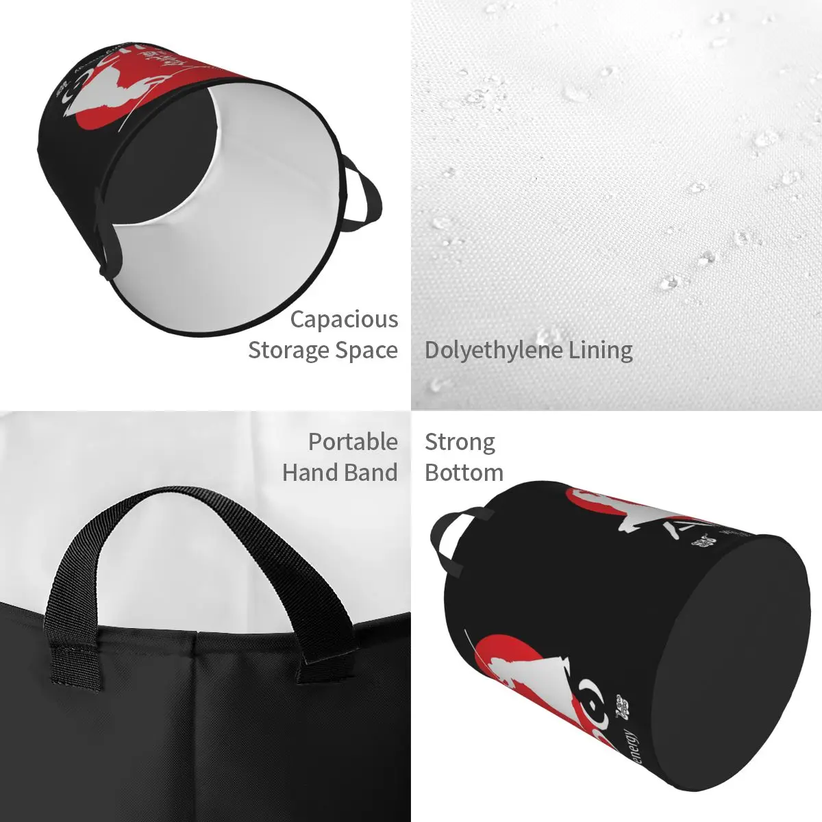 Aikido Dirty Laundry Baskets Foldable Large Waterproof Clothes Toys Basket For Home Children's