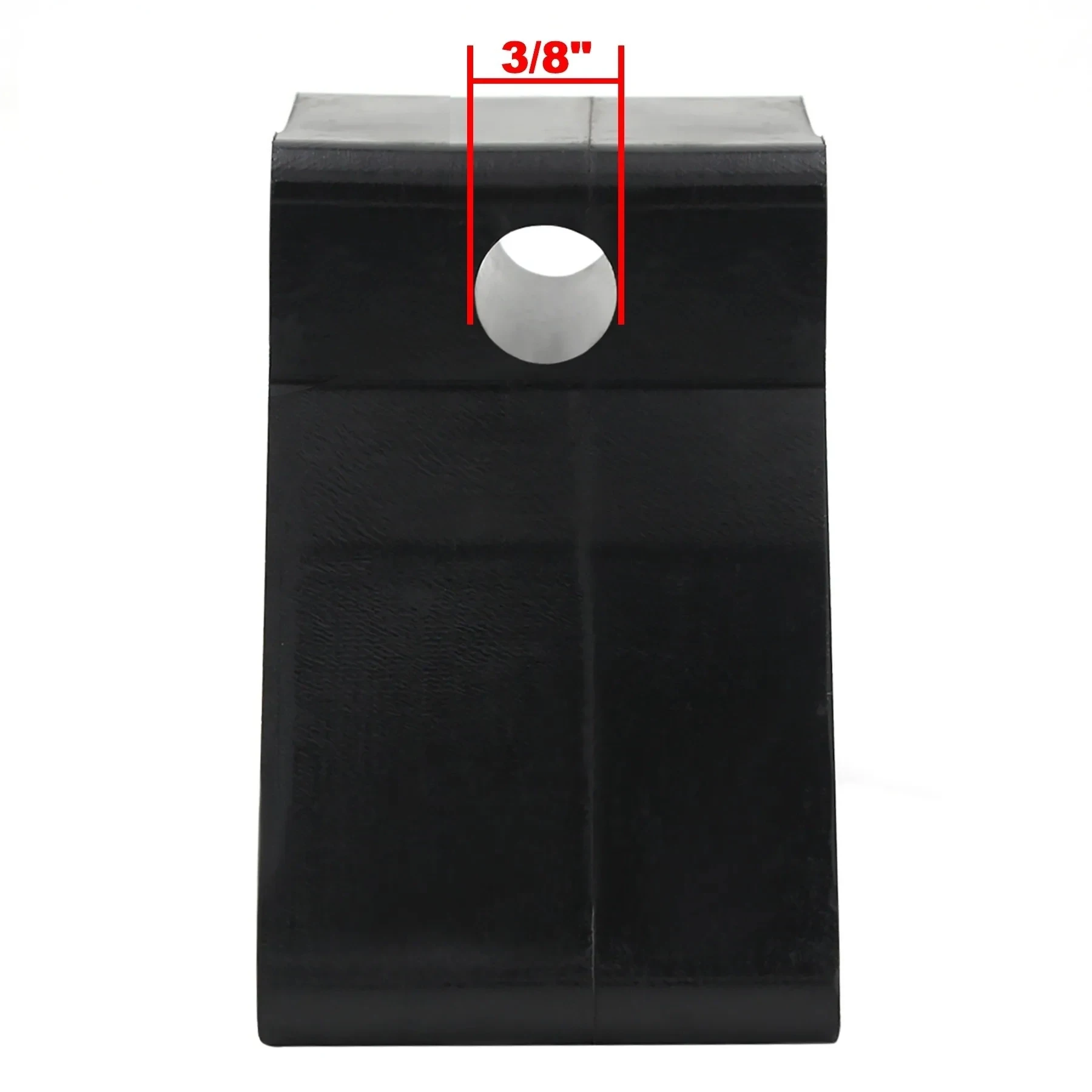 2 بوصة عرض 4 ''V-سبان قارب مقطورة القوس وقف غير وسم البولي يوريثين تصاعد ثقب القطر 1/2''