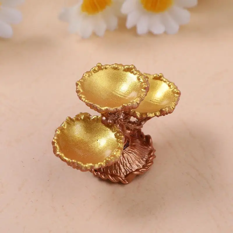 จานผลไม้จิ๋วสำหรับบ้านตุ๊กตา สไตล์เรโทรสุดหรู ของตกแต่งห้องนั่งเล่น ของเล่นจิ๋วสำหรับตกแต่งฉาก