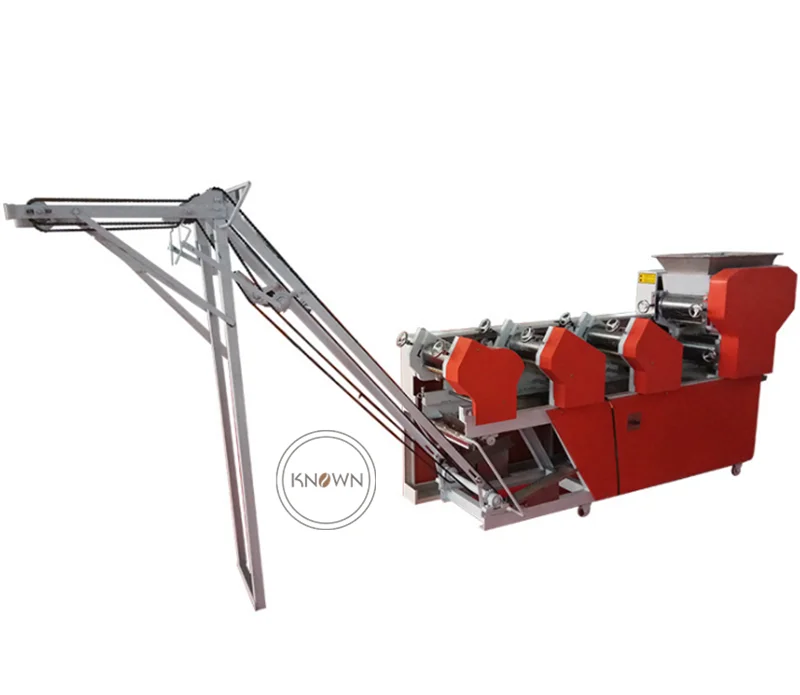 Máquina automática de fabricação de macarrão, extrusora de farinha de trigo, linha de produção de macarrão úmido, produção de ramen para restaurante