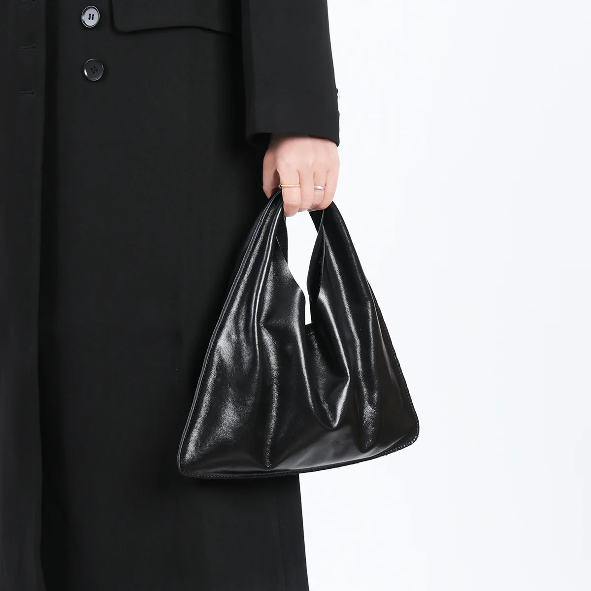 

Genuine Leather Women's High-end Korean Style Commuter Dumpling Underarm Bag Single Shoulder Crossbody Luxury Designer Handbag