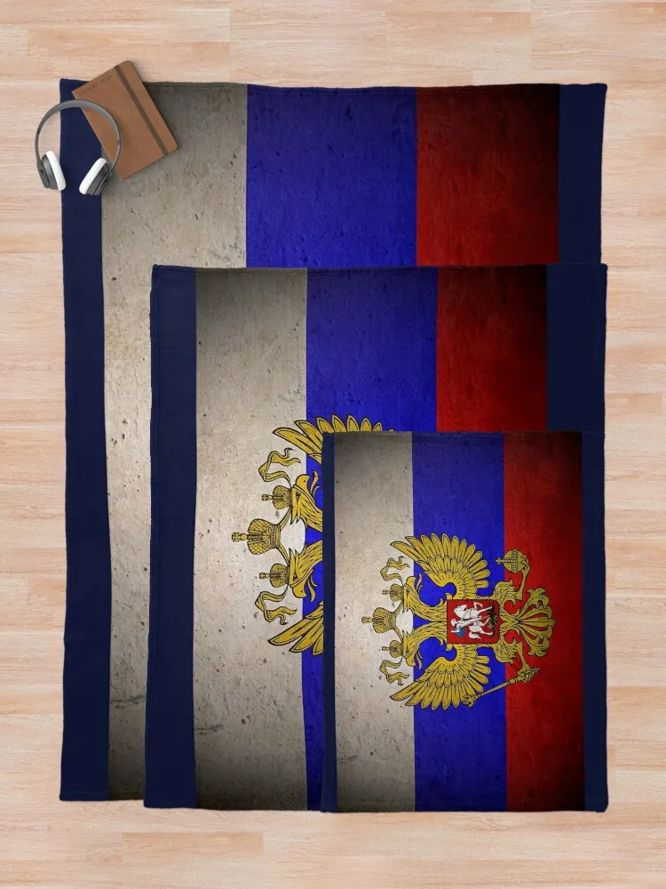 Russian Flag, Russia Throw Blanket Cute Blanket Fleece Bkanket Luxury Thicken Fleece Blanket