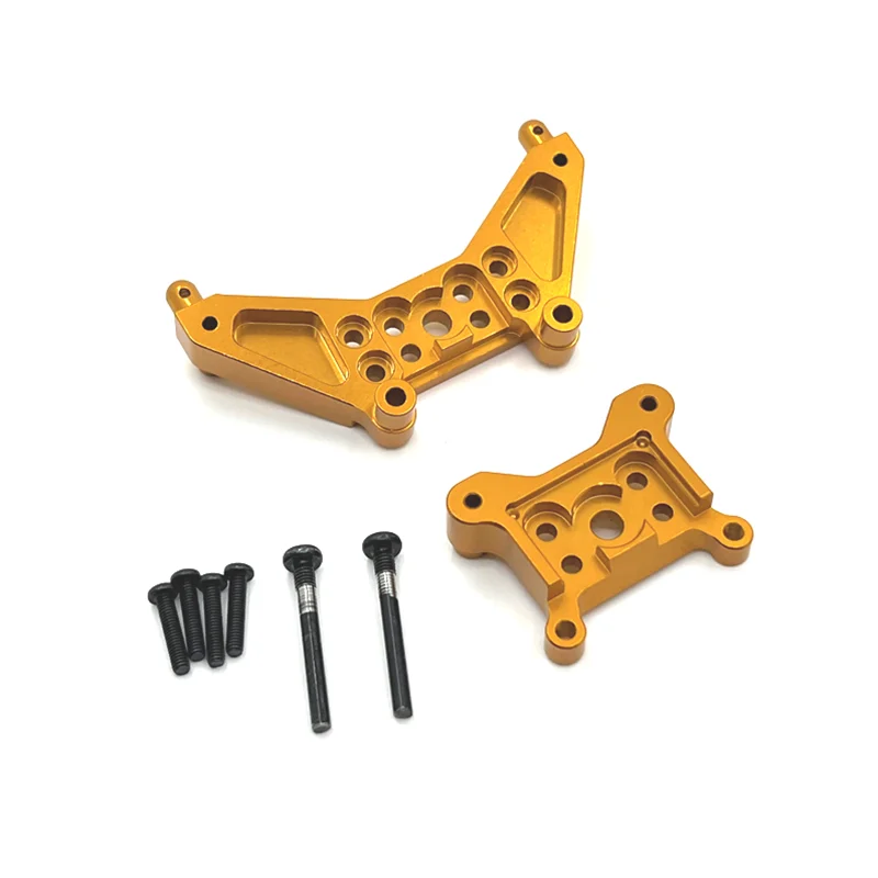 MJX 14302 14301 1/14 RC Remote Control Car Spare Parts Metal Upgrade Set Swing Arm Steering Cup Gold Kit