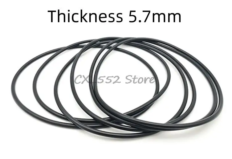 2/5/10Pcs  OD 22/25/27/30~96/97/98/100/101/102/105/106x5.7mm Black NBR O-Ring Sealing Rubber Ring Washer Gaskets