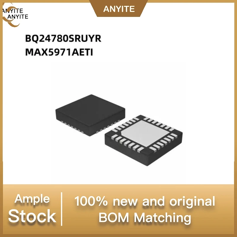 5Pcs/Lot New BQ24780SRUYR   BQ24780S  24780S  MAX5971AETI   MAX5971AE  MAX5971 5971 MAX5971AETI+T 5971AE  QFN-28