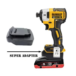 Battery Adapter for Metabo 18V Lithium convert for dewalt 20V tool use DCB204 DCB205