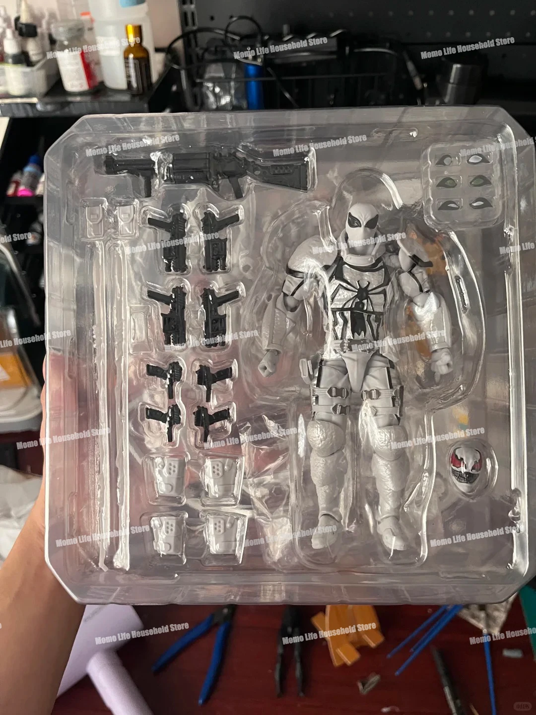 Auf Lager Ct Toys Agent Anti Venom Erstaunliche Yamaguchi Figur Agent Venom Spiderman Anime Action Figur Figur Customi Geschenke Spielzeug