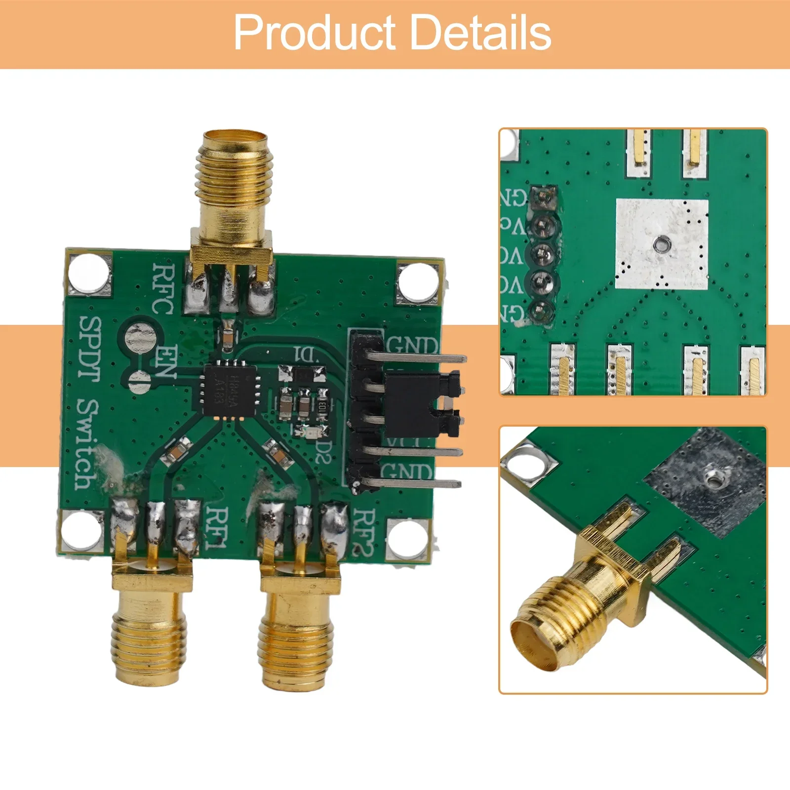 HMC RF Switch Module Single Pole Double Throw Fixed Wireless Bandwidth HMC RF Switch High Isolation Module Board