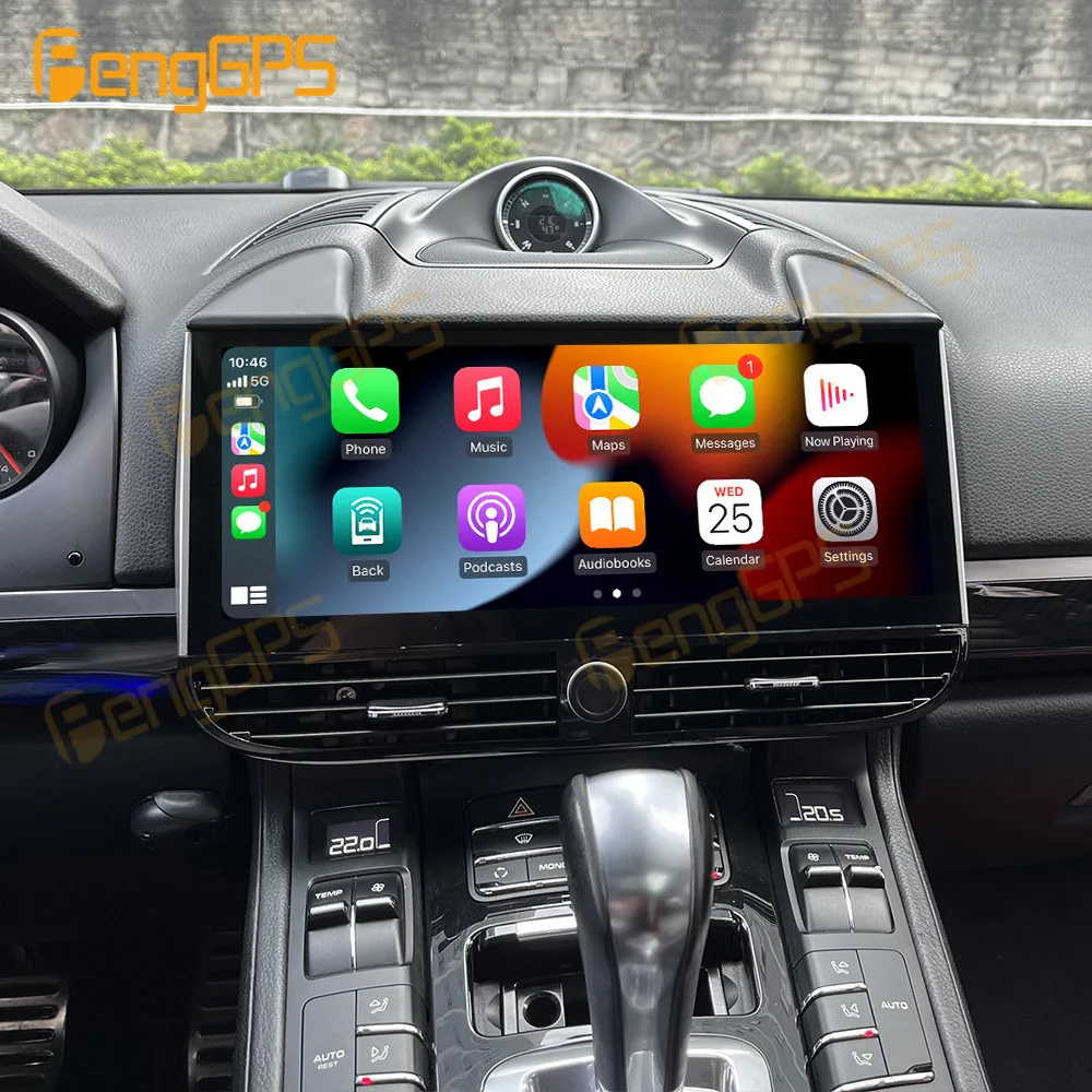 

12,3-дюймовый автомобильный радиоприемник Android 13 CarPlay для Porsche Cayenne 2010-2016, мультимедийный плеер с сенсорным экраном, GPS-навигация, головное устройство DSP
