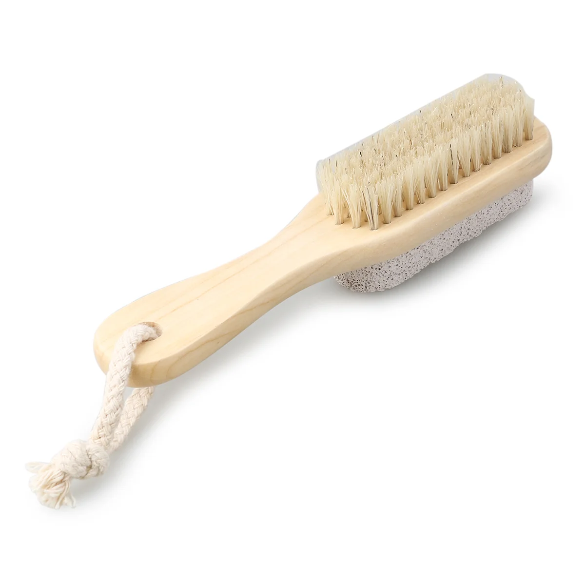 

Foot Care Tool Exfoliating Brush Bristle Wooden Bath Volcanic Rock Bristles Face Exfoliation Pumice Massage Bamboo