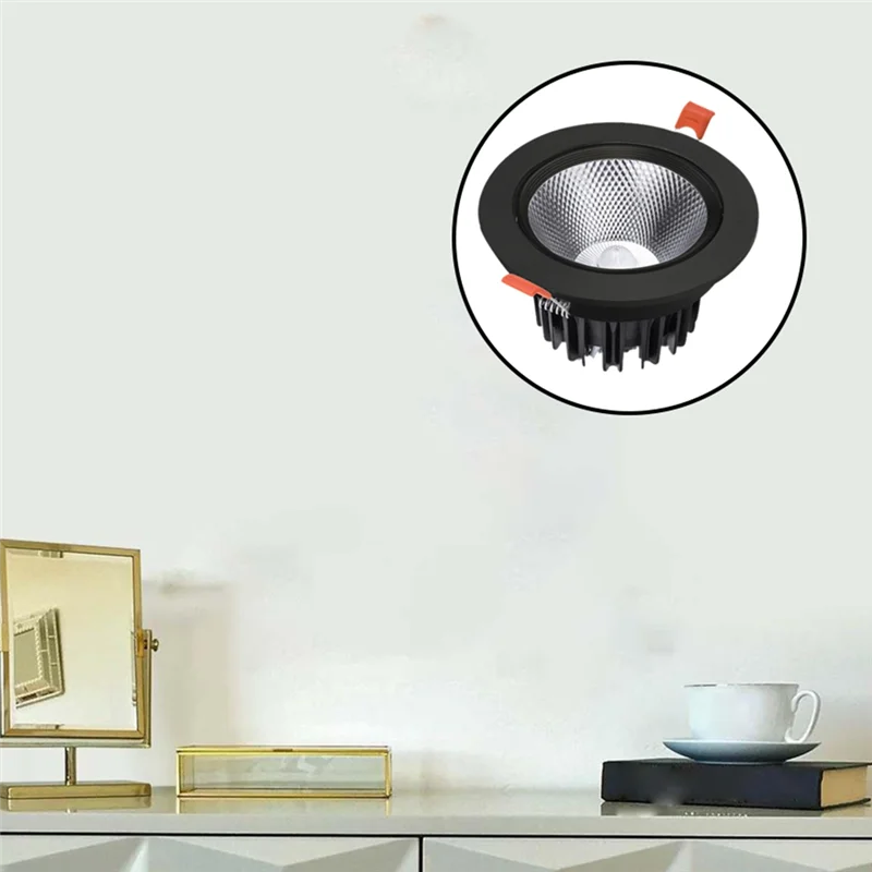 

LED Ceiling Down Lighting Round Ceiling Lights Recessed Lights Super Bright Anti-Dazzle Home Ceiling Lighting Fixture Durable-BE