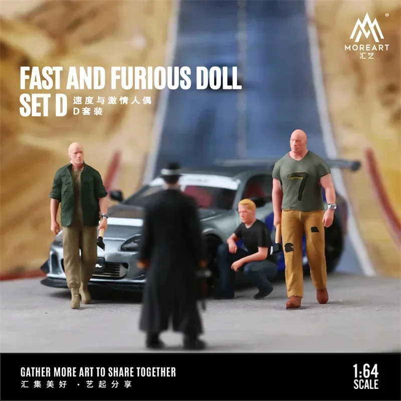 

MoreArt&TIME MICRO 1:64 FAST AND FURIOUS DOLL SET Figres Limited Collector Gifts