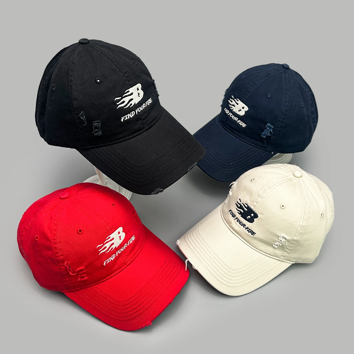 

Broken Style Embroidered B Letters Baseball Hats New Men Women Sunshade Street Versatile Personal Fashion Casual ins Peaked Caps