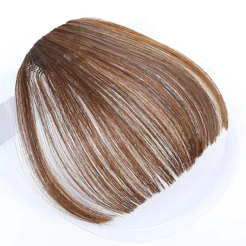 3D air style synthetic hair fringe light weight hair extension easy to wear clip in hair bangs