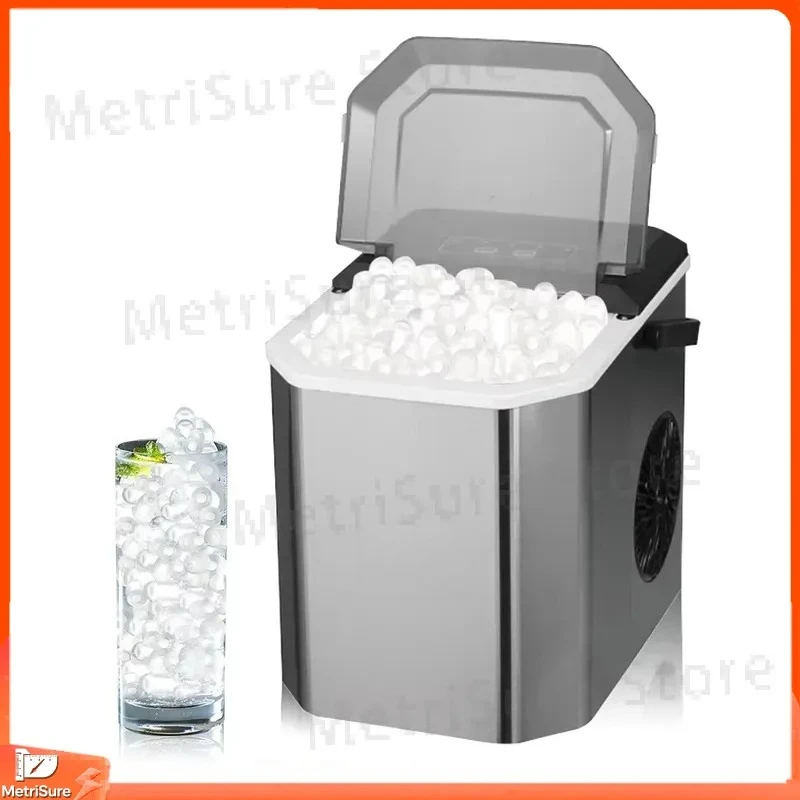 Automatic Mini Portable Ice Maker for Home Office Bar Fast Ice Production 12 24 30 40 50 60 70 80 90 100 120 Pcs Ice