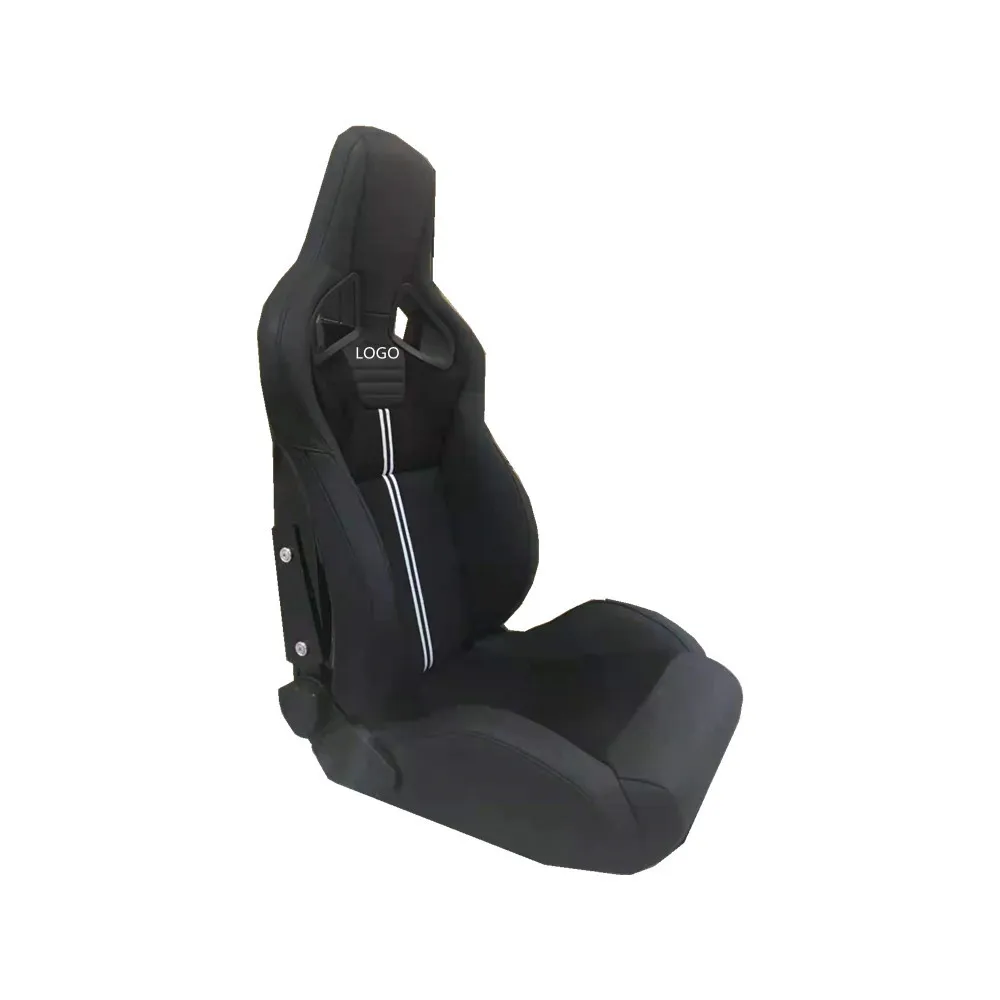 

1039R New Design PVC Leather Suede Fiber Glass Carbon Fiber Back Racing Seat For Performance Car