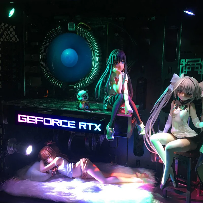 Case del computer GPU Pannello laterale RGB RTX Scheda grafica AMD VGA Lightboard Piastra posteriore 5V 3Pin ARGB M/B AURA SYNC