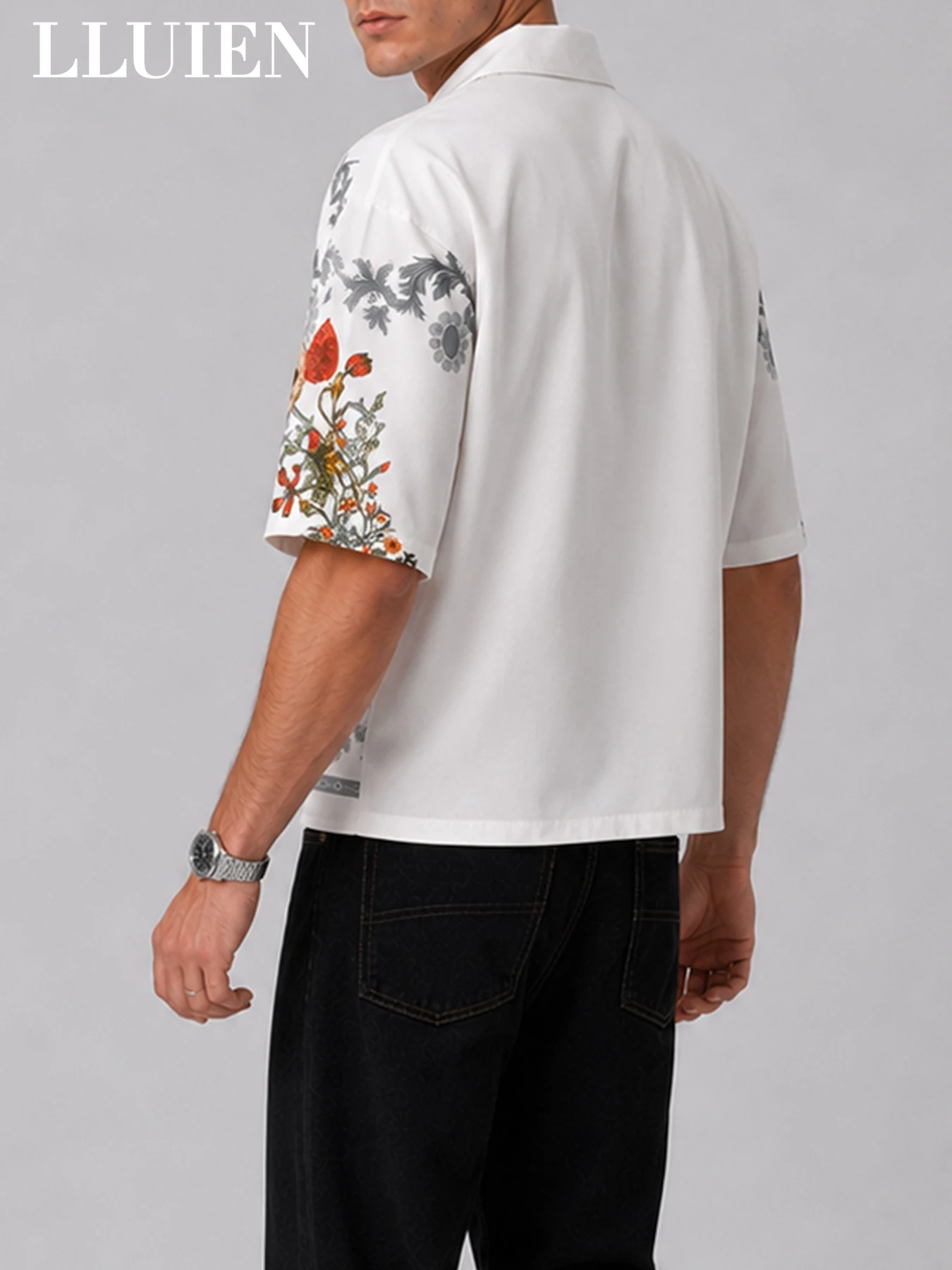 Kemeja Pendek Pria Motif Bunga - Resort Shirt Floral ulasan dan harga