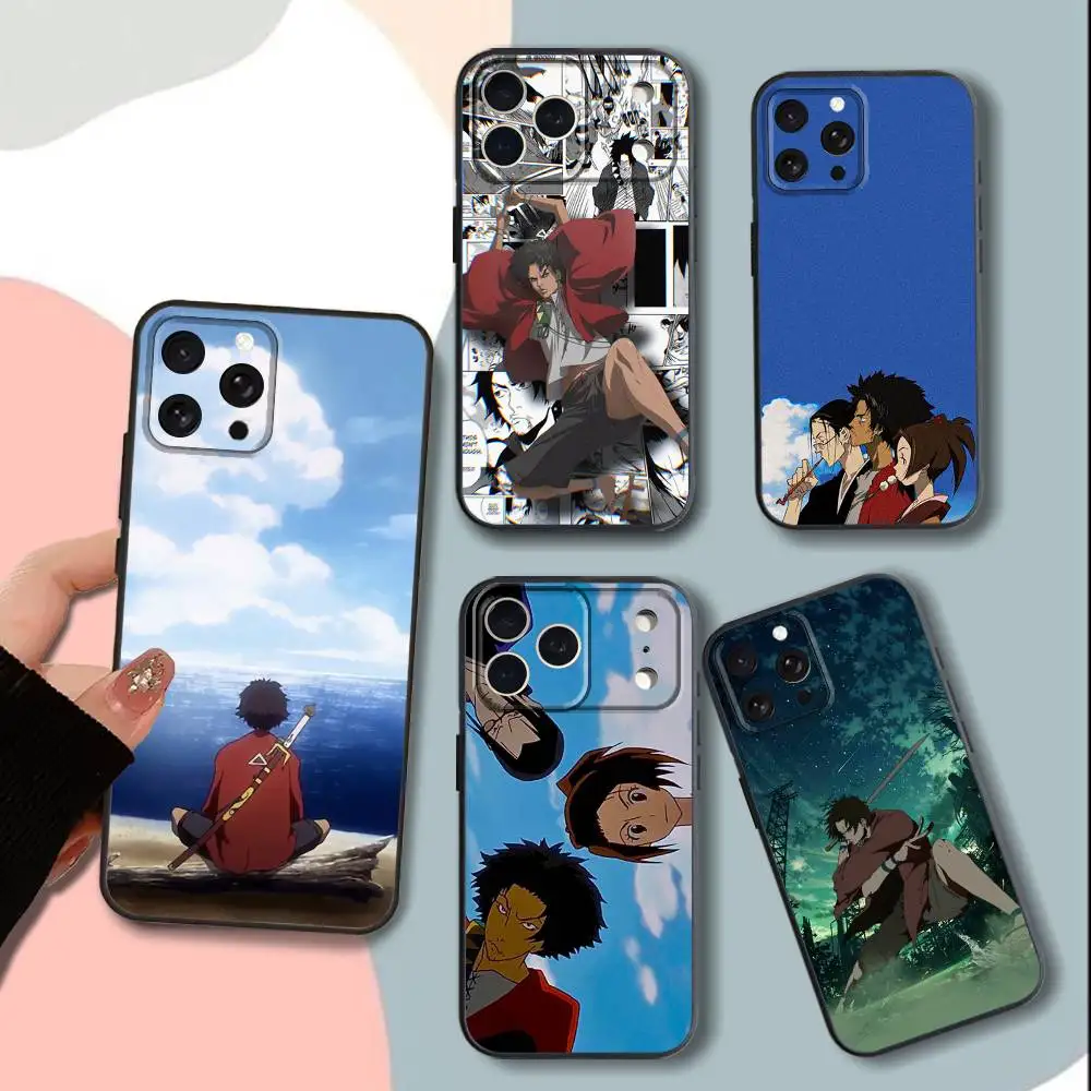 

S-Samurai C-ChamplooS Phone Case For iPhone 15,13,16,12,11,17,14,Plus,Pro,Max,XS,XR,X,SE,Mini,Soft Silicone Black Cover