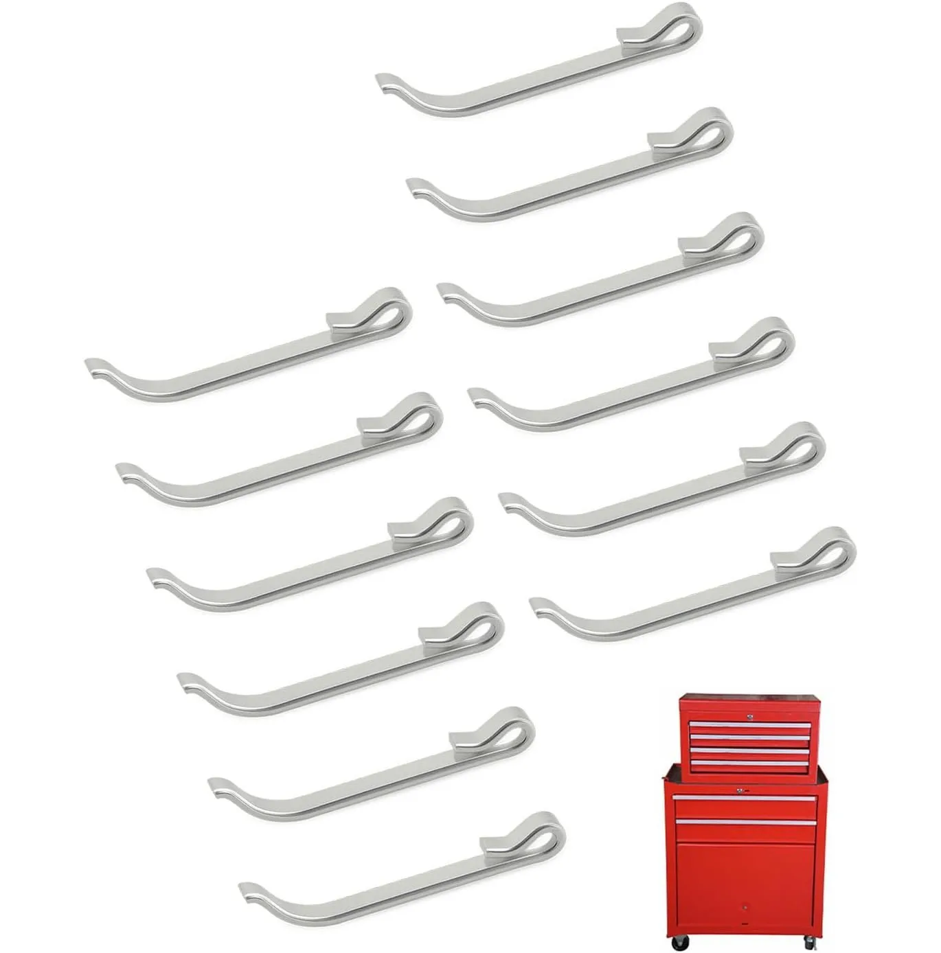 12 Pcs Tool Box Drawer Slide Retaining Keeper Clips for Mac Matco Proto Toolbox