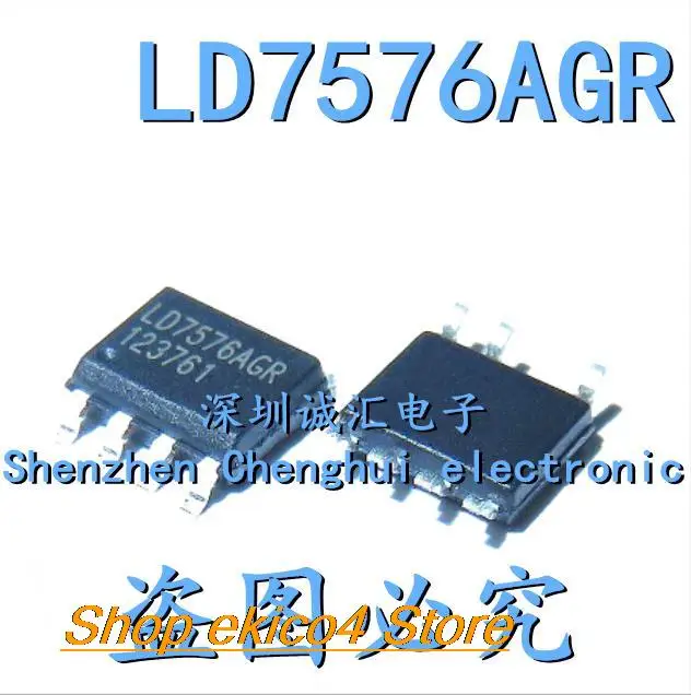 10pieces Original stock   LD7576AGR LD7576A SOP-7 