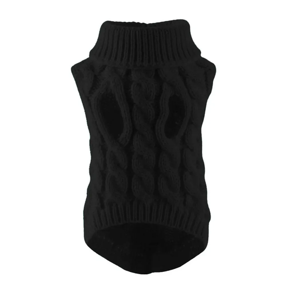 Waffle Knit Dog Sweater Soft Thermal Casual Pullover Pet Clo
