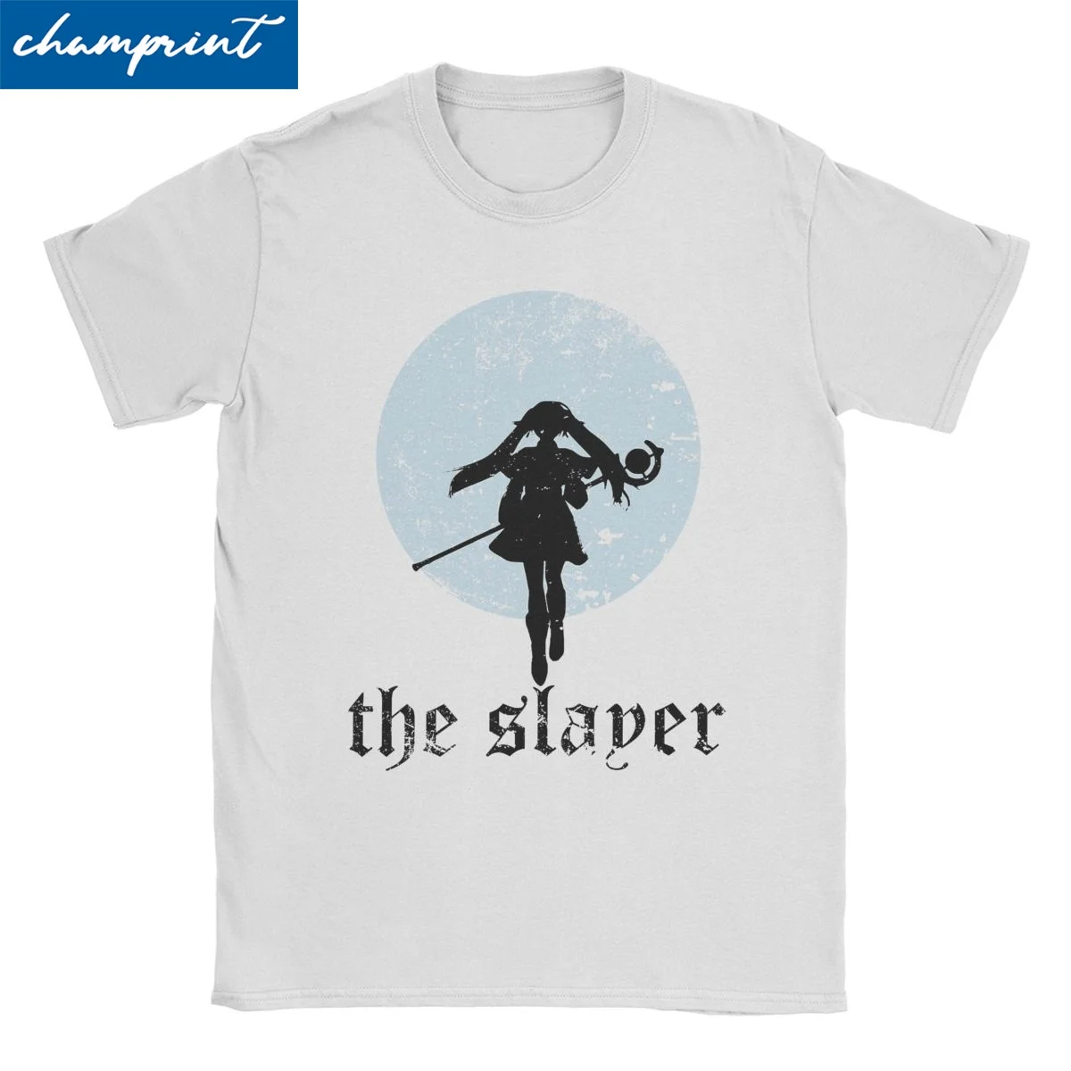 The Slayer Full Moon for Men Women T Shirts Sousou No Frieren Anime Japanese Leisure Tee Shirt T-Shirts Cotton Printed Tops