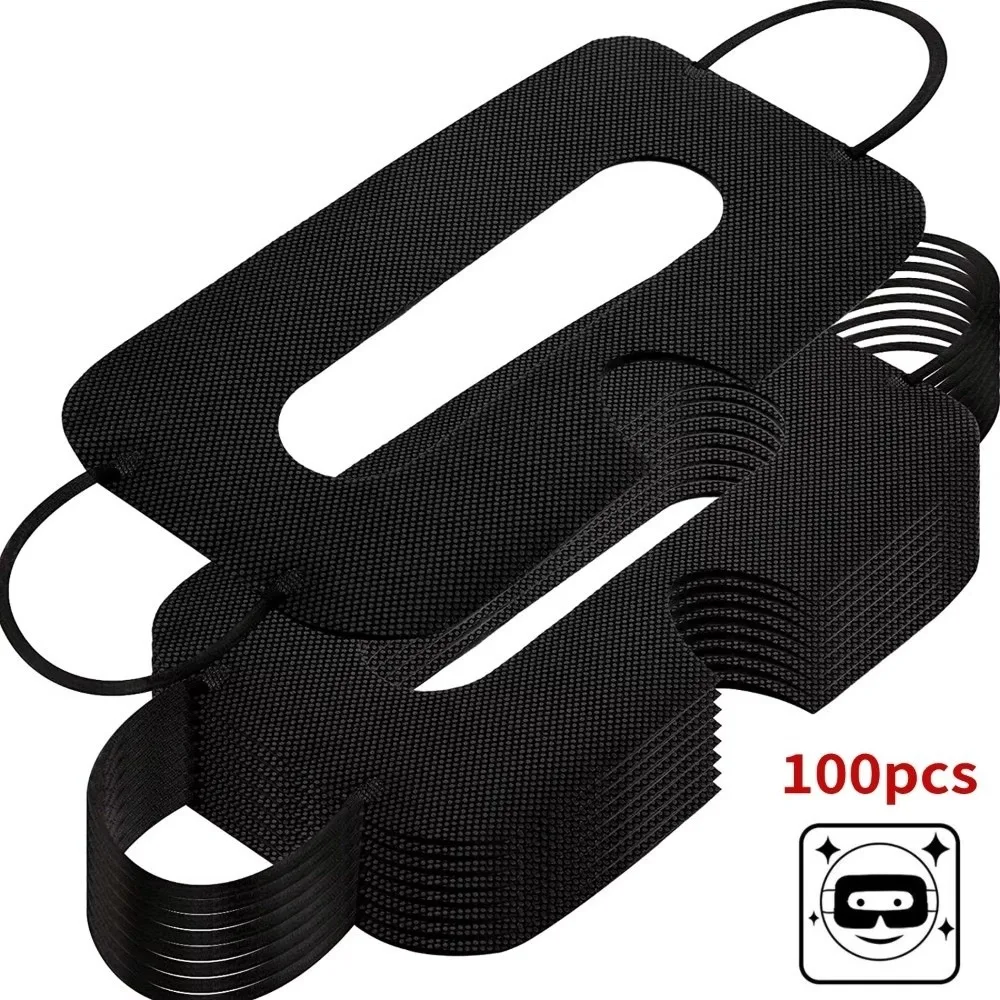 100Pcs Disposable Facial Mask Non-woven Fabric Breathable VR Eye Mask Hygiene Eye Pad 3D Virtual Reality Glass Eye Cover