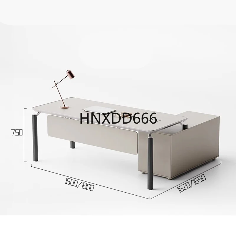 

Франция Современный офисный стол Nordic Simple President Designer L Shape Desk Boss Advanced Office Furniture Escritorio Trabajo FYOD