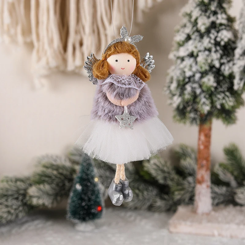 New Christmas Doll Cute Portable Decorative Hanging Ornament Angel Ornament Holiday Gift Hot Sale