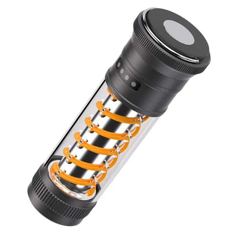 Outdoor Waterproof Lights Stepless Dimming Multipurpose Camping Lights Waterproof Portable Torch Lights Anti-Slip Outdoor Light