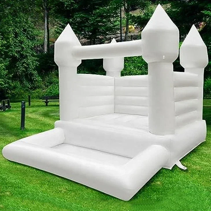 Backyard Diving Toys White Castle Bodyguard Outdoor and Indoor Party Inflatable Bounce House Children's Castle