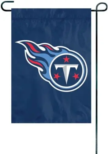 Tennessee Titans Premium Garden Flag Banner Applique Embroidered 12.5x18 Inch