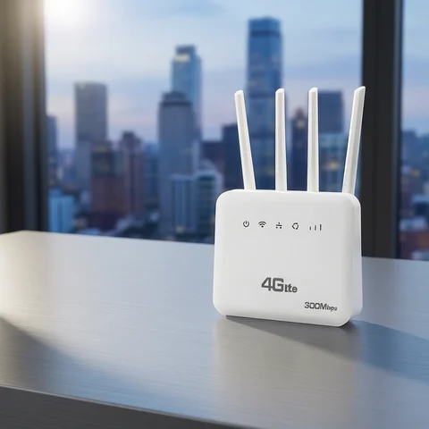 XUNYOU-LINK 4G LTE WiFi Router WiFi 6 300Mbps SIM Modem Wireless WiFi Modem Support 32 Device WIFI Router for Asia Africa Europe