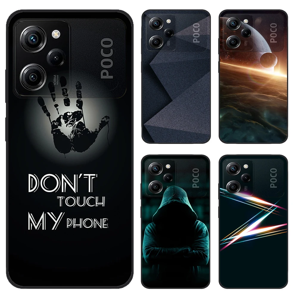 For Xiaomi Poco X5 5G Case Fashion Silicone TPU Soft Cover Phone Case for Xiaomi Poco X5 Pro Back Cover POCOX5 X5Pro Bumper 2023