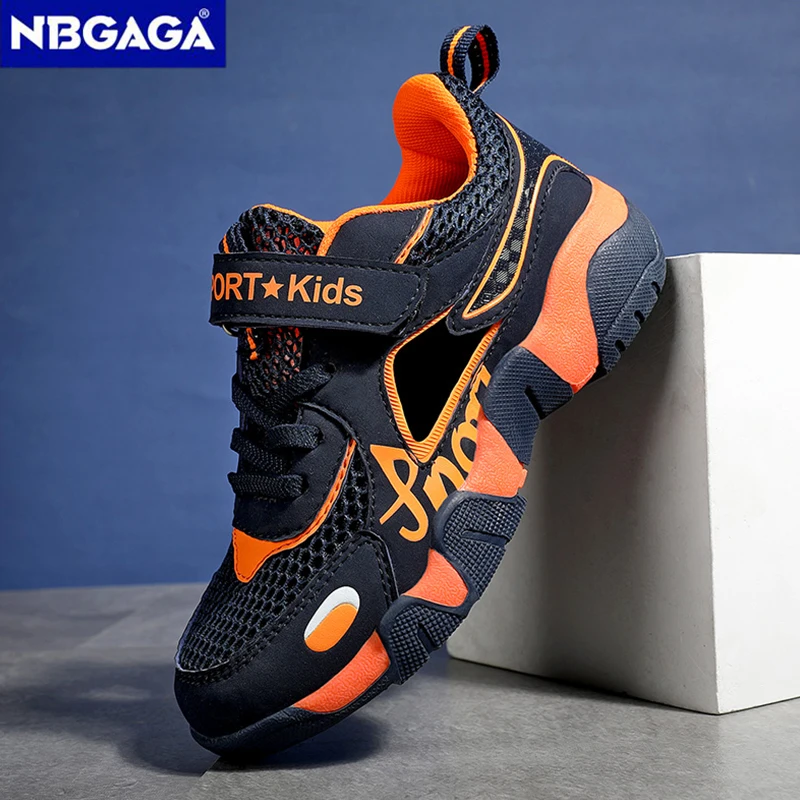 

New Kids Breathable Mesh Sneakers Boys Summer Casual Shoes Non-Slip Anti-Collision Outdoor Children Sport Walking Footwear