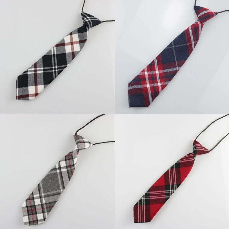 Pre-tied Neckties For Boy Boy Neckties For Kid Pre-tied Ties Kid Plaid Tie