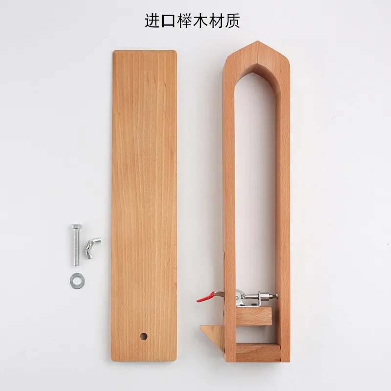 For Waxed Good Quality Wooden Clip Leather Goods Hand Sewn Beech Wood Frame Exported