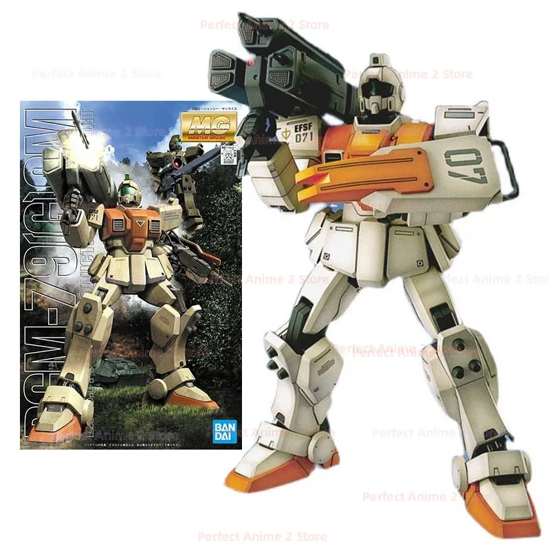 Bandai Figure Gundam Model Kit Anime Figures MG 1/100 GM RGM-79[G] Mobile Suit Gunpla Action Figure Toys for Boys Gifts