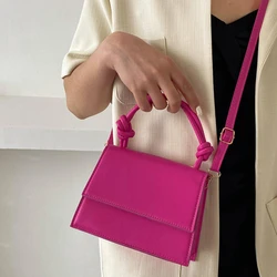 Women Small Square Bag 2024 New Simple and Versatile Casual Handbag Fashion Popular Elegant Exquisite Shoulder Messenger Bag