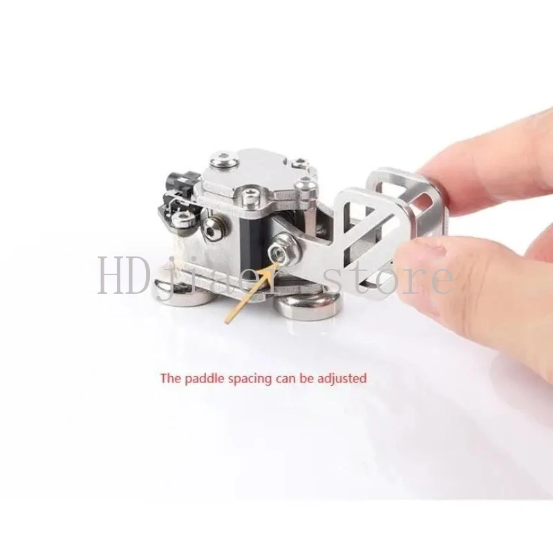 Stainless Steel Portable HF Shortwave Hand Key - Automatic CW Morse Code, Magnetic for Amateur Radio Telegraph