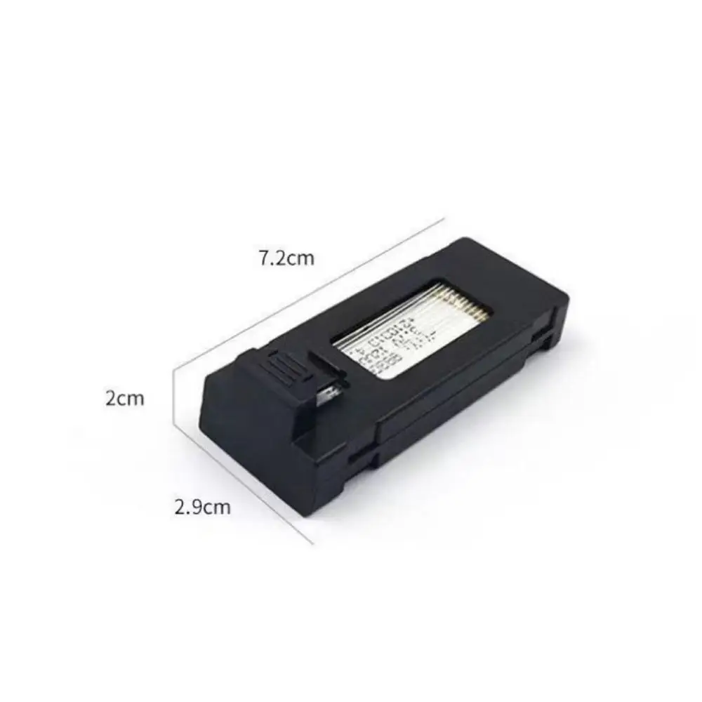 Black Lithium Battery 3.7V1800mAh Large Capacity Universal USB Charging Cable for E88 e88PRO E99 E525 S89 Drone